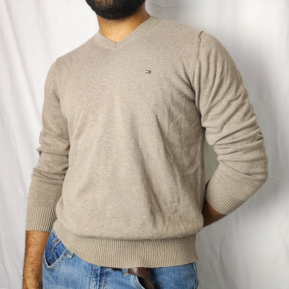 Beige Cashmere Tommy Hilfiger Sweater